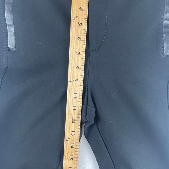 THE ESSENTIAL SLIM BY ANTHROPOLOGIE SIZE 8 BLACK PANTS TROUSER - Picture 6 of 11